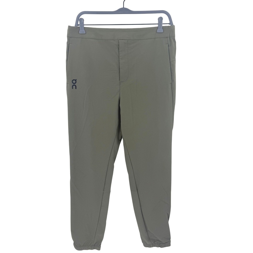 On Running‎ Mens Active Pants Olive Green Size Large Technical Training Joggers